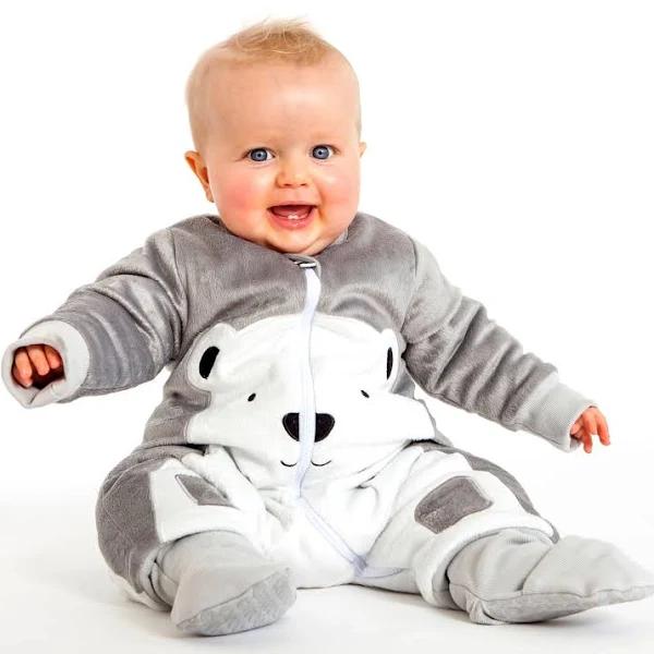 Warmies With Arms and Legs cotton/fleece (12-24M) 3.0 Tog - Polar Bear