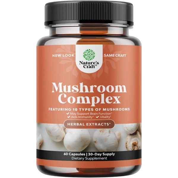 Nature's Craft, Mushroom Complex, 60 Capsules