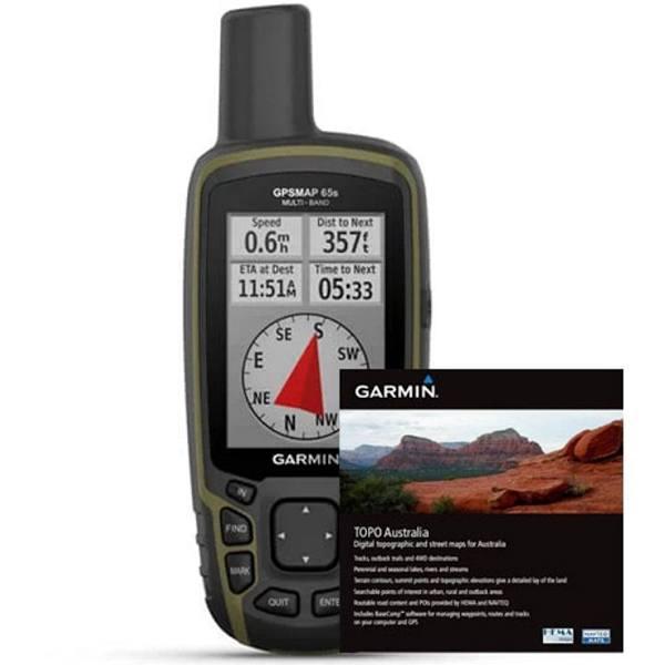 Garmin GPSMAP 65S GPS With Topo Maps - AfterPay & zipPay Available