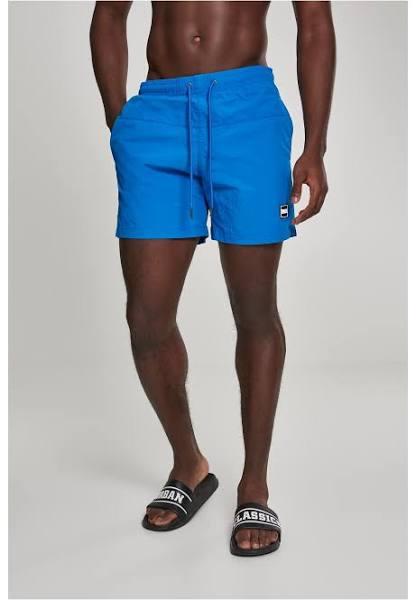 Urban Classics Block Swim Shorts in Cobalt Blue 4XL