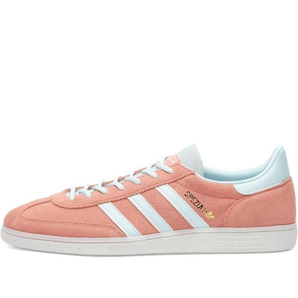 Adidas Handball Spezial Sneakers in Wonder Clay/Almost Blue/Crystal White, Size UK 12.5 | End Clothing