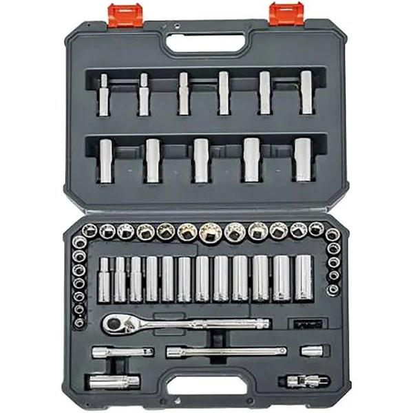 Crescent 3/8" Drive SAE/Metric Mechanics Tool Set - 57 Piece