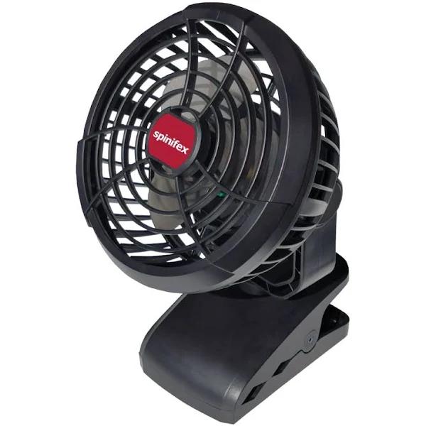 Spinifex Lithium 6" Rechargeable Clip Fan