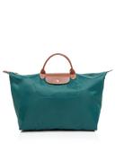 Longchamp Large Le Pliage Travel Bag Turquoise