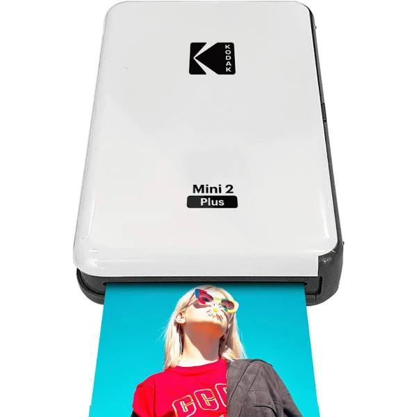 Kodak Mini 2 Plus Portable Wireless Photo Printer, Print IOS & Android White