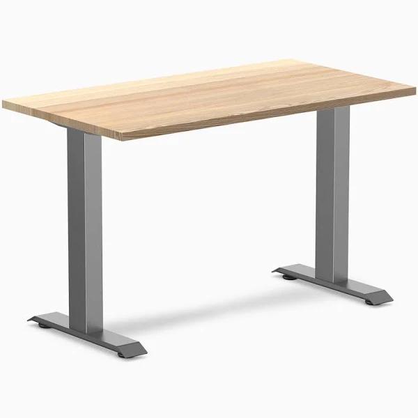 Desky Zero Mini Hardwood Office Desk - White Ash 1100 x 600