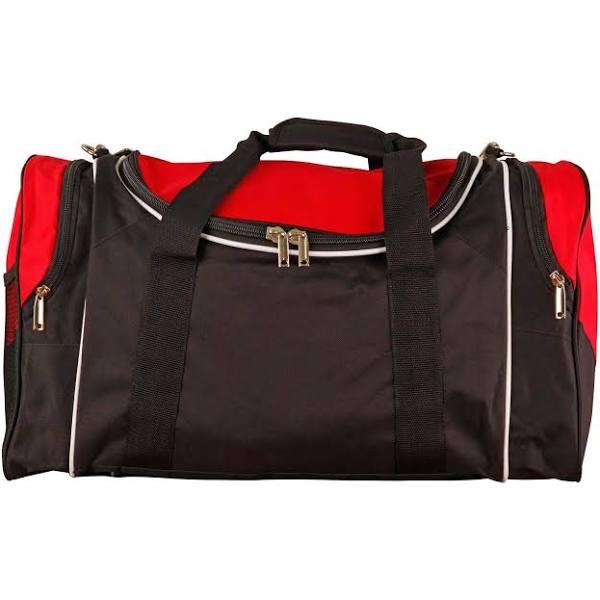 Winning Spirit Winner Sports/ Travel Bag (B2020) Black/White/Red / One Size