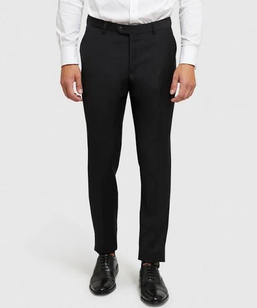 Oxford Auden Wool Suit Trousers Black 80