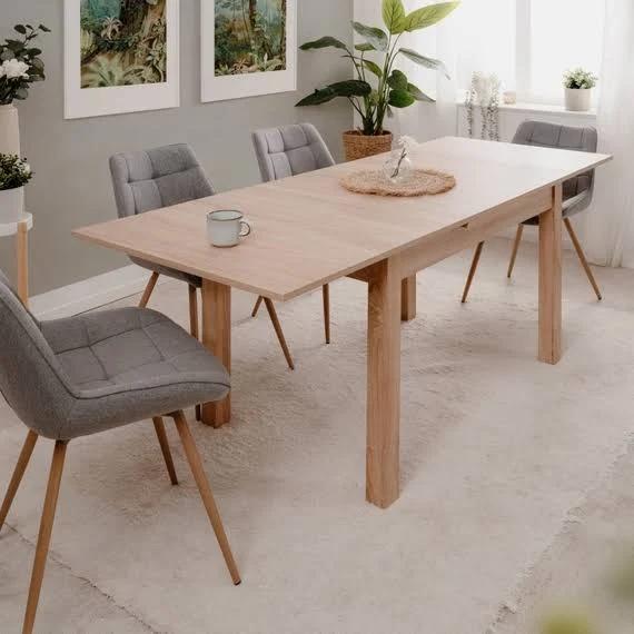 Longford Extension Dining Table Oak by Freedom