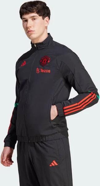 2023-2024 Man Utd Presentation Jacket (Black)