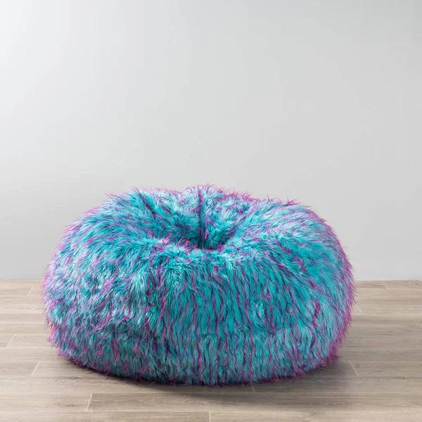 Ivory & Deene Fur Bean Bag - Retro Shaggy