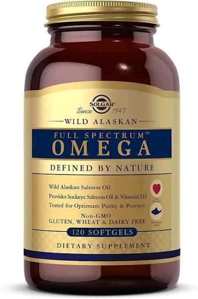 Solgar Wild Alaskan Full Spectrum Omega - 120 Softgels