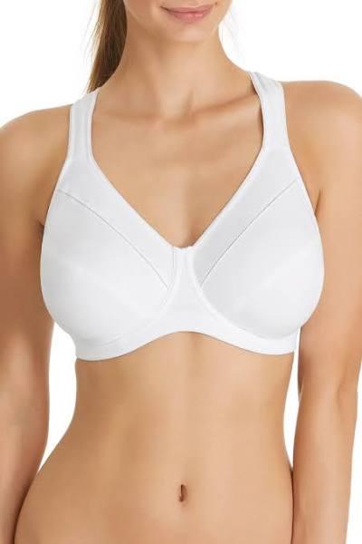 Hestia Women's Active Underwire Bra - White - Size 22C