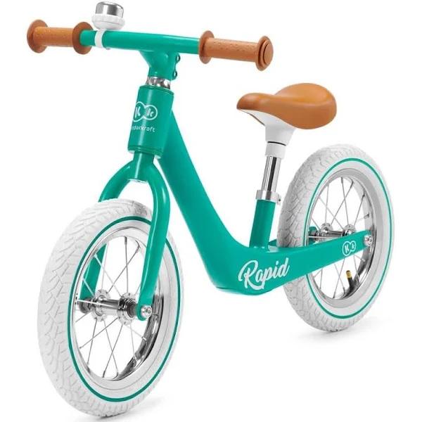 Kinder Kraft Lightweight Rapid Balance Bike With Air Pump - Aqua