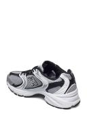 New Balance White & Black 530 Sneakers