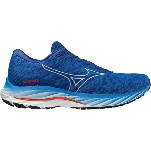 Mizuno Wave Rider 26 Shoes Light Blue White Orange - 44