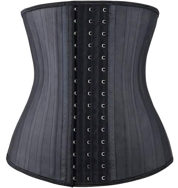 YIANNA Waist Trainer for Women Underbust Latex Sport Girdle Corsets Cincher Hourglass Body Shaper