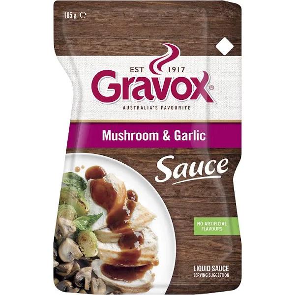 Gravox Mushroom & Garlic Sauce Liquid Pouch