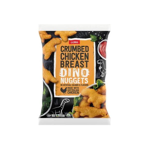 Coles Chicken Breast Dino Nuggets 1kg