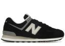 New Balance 574 Unisex Black Grey Casual Trainers - 7.5 UK