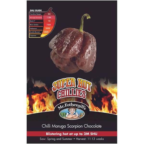 Mr Fothergill's Chilli Moruga Scorpion Chocolate Seeds