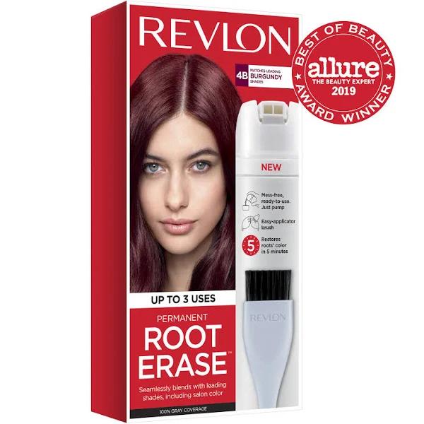 Revlon Root Erase Hair Color, Permanent, Burgundy 4B