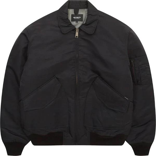 Carhartt WIP Olten Bomber Jacket in Black