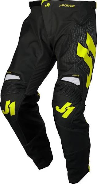 Just1 J-Force Lighthouse Grey/Fluro Yellow Pants - 38