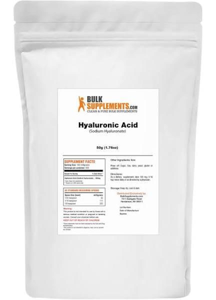 Premium Quality 99% Hyaluronic Acid Powder 50g