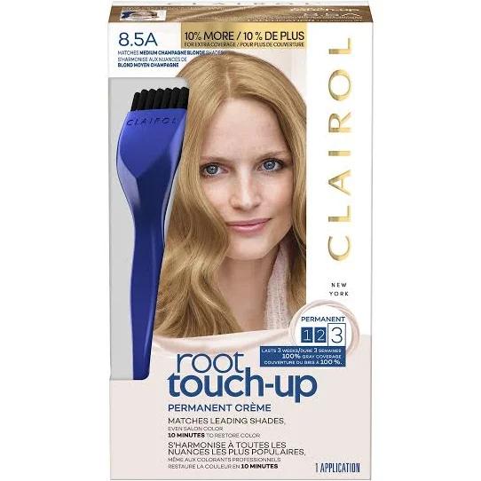 Clairol Nice 'N Easy Root Touch Up 8.5A Medium Champagne Blonde Kit