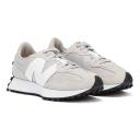 New Balance Unisex 327 Rain Cloud/White - Size 4