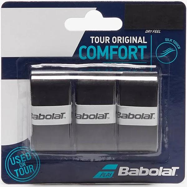 Babolat Tour Original Overgrip 3 Pack - Black