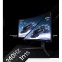 Samsung Odyssey G7 Series 27-inch WQHD (2560x1440) Gaming Monitor, 240Hz, Curved, 1ms, HDMI, G-SYNC, FreeSync Premium Pro (LC27G75TQSNXZA)