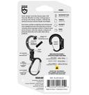 Heroclip Mini Hooked Carabiner, Black Blue