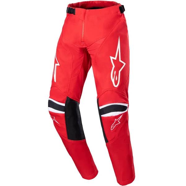 Alpinestars Youth Racer Narin Pants - Red/White - 24