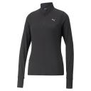 Run Favourite Quarter-Zip Women's Running Top in Black, Size XS, Polyester/Elastane by Puma