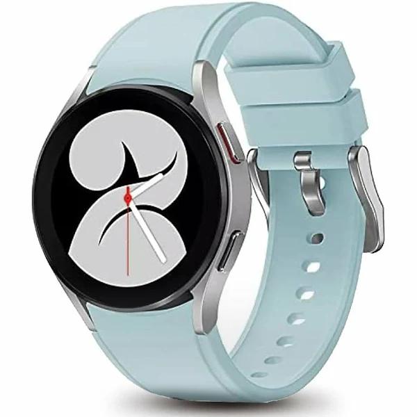 Silicone Sport Band Strap For Samsung Galaxy Watch 5 / 5 Pro / 4 / 4 Classic Light Blue