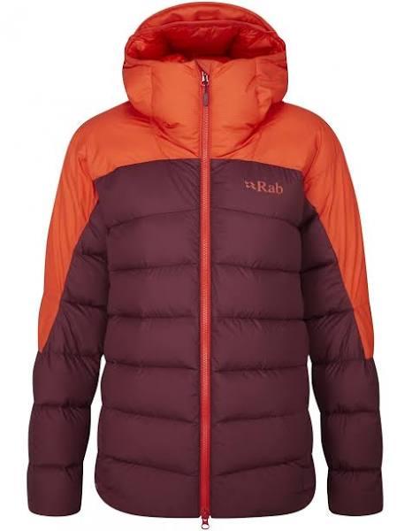 Rab Infinity Alpine Jacket - Women's L Red Grapefruit - Deep Heather