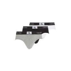 Calvin Klein Three-Pack stretch-jersey Hip Briefs - L