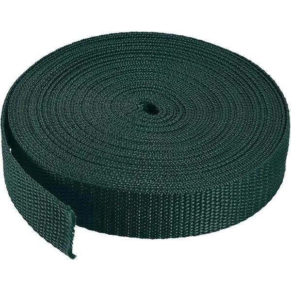 Heavyweight Polypropylene Webbing Strap Strapping Band For Outdoor | Harfington, Dark Green / 1pcs