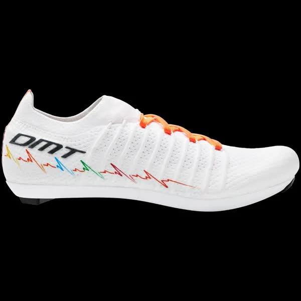 DMT Kr SL Pogi's White/Orange Road Shoes 47