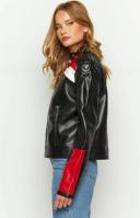 Lioness Top Model Faux Leather Biker Jacket | Black | Size L | Shopbop