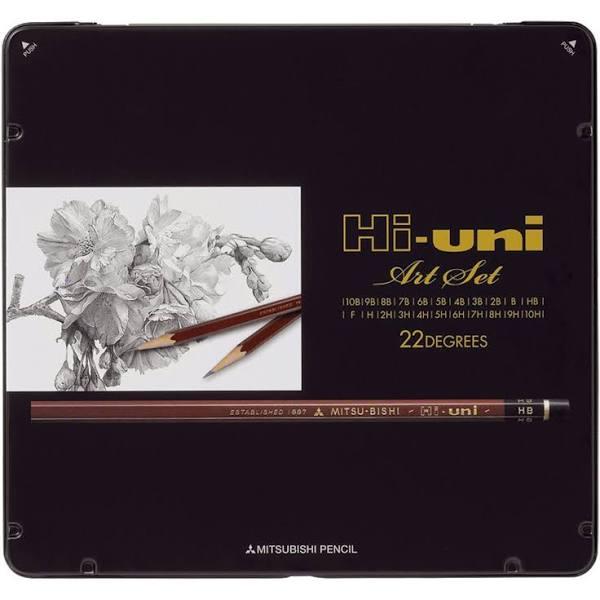 Mitsubishi Hi-uni Pencil Art Set of 22 Grades