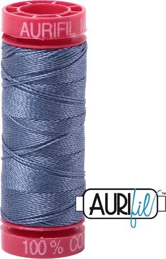 Aurifil Cotton Mako 1248 Dark Grey Blue