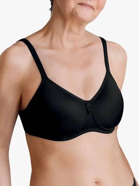 Amoena Lara Black Soft Cup Bra - Black