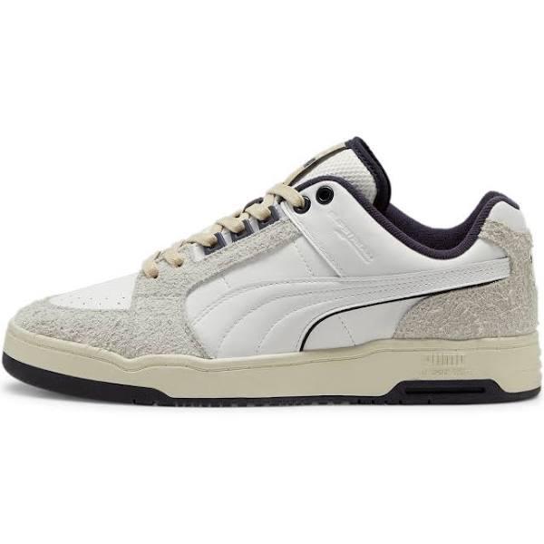 Slipstream Lo Service Line Unisex Sneakers in White/New Navy, Size 14 by Puma