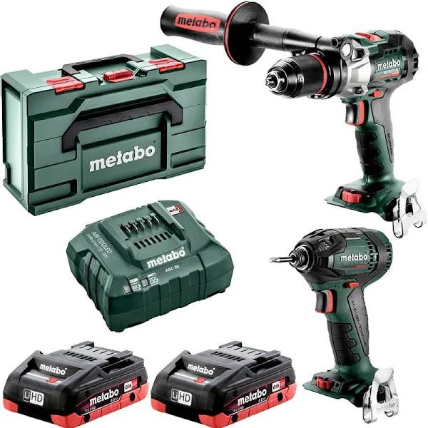 Metabo 18V 4.0Ah Brushless LTX Hammer Drill & Impact Driver Kit - AU68201640