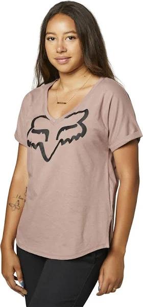 Fox Boundary Short Sleeve Top Womens - Plum - XS