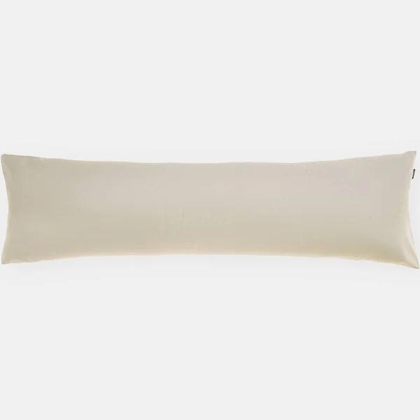 Linen House - Neutrals Pillowcases - Vienna 300TC Cotton Percale Body Pillowcase - Size One Size at The Iconic