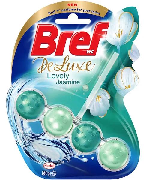 Bref Deluxe Lovely Jasmine Rim Block Toilet Cleaner 50g